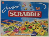 Mattel Junior Scrabble Crossword Game for Kids Ages 5 and above