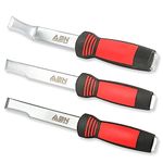 ABN Car Trim Removal Tool Kit 3 Pieces - Straight, 15- and 90-Degree Automotive Panel Pry Tool Set