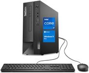 Lenovo ThinkCentre 50s SFF Business Desktop, i7-12700K, 16GB RAM, 512GB SSD + 1TB HDD, UHD 770 with HDMI Support 2-Monitor 4K, DP, VGA, DVI, SD Card Reader, Wired KB & Mouse, Wi-Fi, Windows 11 Pro