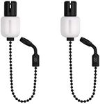 New Direction Tackle white Teflon bobbin T3 pro | 2 rod set | Black chain | Adjustable line clip | Slot for isotope | Carp fishing