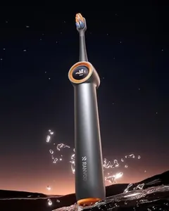 RANVOO [Vibrating & Flossing 2-in-1 Bubble Sonic Electric Toothbrush, 100% Plaque Removal, Whiter for Adult Protect Gum Orthodontic Teeth Cleaning Rechargeable Gift with 2 Soft Brush Heads Grey