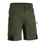 MAGNIVIT Men Military Shorts Hunting Shorts Work Shorts Performance Shorts Regular Fit Shorts Workout Shorts Outdoor Wear Shorts Army Green