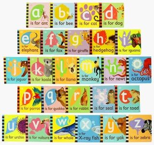 Animal Alphabet Library: Boxed Set of 26 Board Books