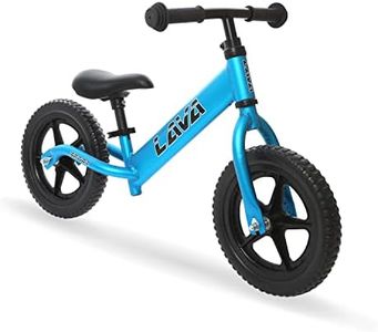 Lava Sport Balance Bike - Kids Lightweight Aluminum No Pedal Bike - Adjustable Handlebar and Seat for Toddler - Perfect Training Bike for Boys and Girls with Puncture Proof EVA Tires - Fuji Blue
