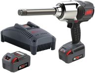 Ingersoll Rand W8591-K2 1" 20V Cordless Impact Wrench 2 Battery Kit, 2000 ft-lb Torque, 6" Extended Anvil, Friction Ring Thru-hole, Pistol