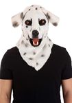 Dalmatian Costume Moving Mouth Mask for Adults White