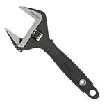 Proferred Plumbing Adjustable Wrench, Black Phosphate Finish, 4 Available Size Options 6-inch, 8-inch, 10-inch, 12-inch - T08001