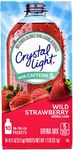 Crystal Light On The Go Wild Strawberry With Caffeine Drink Mix, 10-Packet Box (Pack of 6)