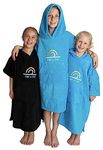 Time & Tide Towelling Robe for Kids - Cotton Hooded Poncho Towel Changing Robe