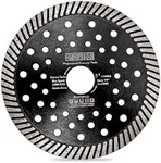 DT-DIATOOL Diamond Blade 5 Inch for Granite Marble Block Diamond Cutting Disc with Turbo Cutter Heads and Multiple Holes