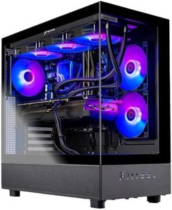 Skytech Gaming Azure 3 Gaming PC, AMD Ryzen 7 9850X3D 4.7GHz, AMD RX 9070XT 16GB VRAM, 2TB Gen4 NVMe SSD, 32GB DDR5 RAM 5600, 850W Gold ATX 3 PSU, 360 ARGB AIO, WI-FI 5, Windows 11, Desktop