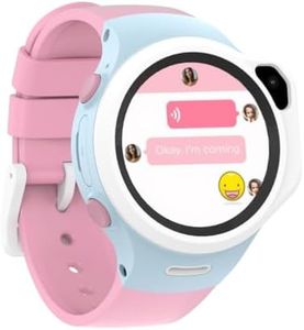 Smart Kids Stellar - Montre Connectée Enfant 4G avec Appels Vidéo HD, GPS Précis, Zone Sécurisée, SOS, Podomètre, Jeux et MP3 - Étanche pour Aventures Quotidiennes - 2 Ans Garantie (Rose)