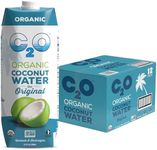 C2O - Organic Coconut Water, The Original Flavor (12 Pack) - Made with Fresh Coconut Water - Plant Based, Non GMO - Natural Hydration, Essential Electrolytes, & Potassium - 12 Tetra Packs, 16.9 FL OZ