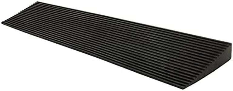 Rampe aus Gummi Auffahrrampe Bordsteinrampe Rollstuhlrampe Auffahrkeil Türschwellenrampe Schwellenrampe Auffahrhilfe (in) Verschiedene Höhenunterschiede 8-45 mm Kingpower, Größe:45 x 250 x 900 mm