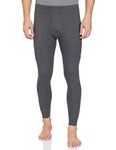 Jockey Men's Tailored Fit Cotton Thermal Long (2420-0105-CHAML Charcoal Melange L_Grey_L)