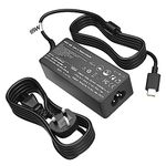 Lenovo Laptop Charger,65W USB C Laptop Charger for Lenovo ThinkPad T14 T15 T480 T480s T490 T490s T580 T590 E490 E580 E590 L480 L390 Chromebook 100e 300e 500e C330 S330 Lenovo Yoga Type C Power Adapter