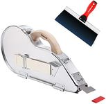 Goldblatt Banjo-Wet Tape Set Drywall Taping Tools with 10" Blue Steel Taping Knife, Lightweight & Comfortable Use for Finishing and Patching