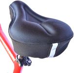 Gel Bike Seat Covers for Women Comfort - Stationary Bike Seat Cushions - Spin Bike Seat Cushion - Fits Peloton Seat Cover - Gel Seat Cover for Bike - Bike Seat Cover Cushion - Bike Gel Seat Cover