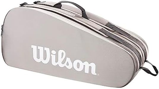 WILSON Tour Tennis Racket Bag - Stone Grey, Holds up to 6 Rackets