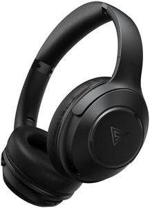 DOQAUS Bluetooth Headphones, [70 Hrs Playtime] Wireless Headphones with 3 EQ Modes, Hi-Fi Stereo Over Ear Headphones Wireless with Mic, Foldable Wireless Headset for PC Phone Home Travel (Black)