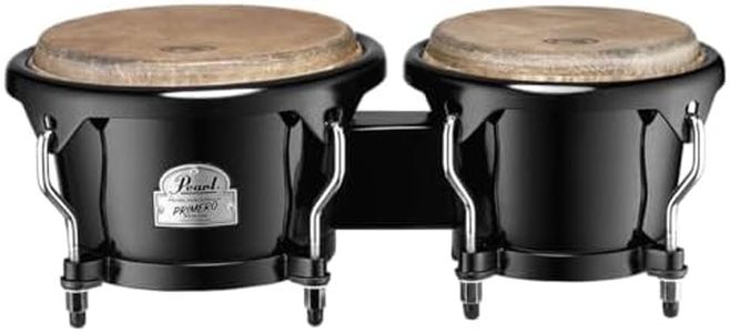 Pearl Primero Series Bistre Black Fiberglass Bongos