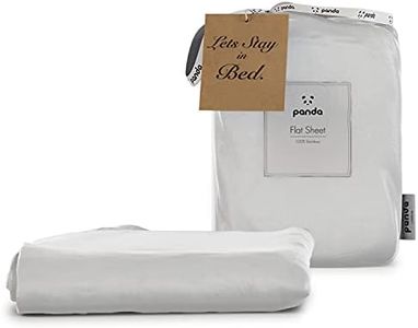 100% Bamboo Flat Sheet (Pure White, Super King)