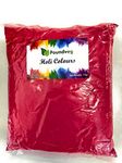 Holi Colors, Easy Wash, Festive Color, Color Run - 1 KG Bag (RED)