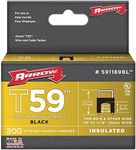 Arrow T59 Insulated Staples Black 8