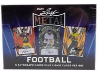 TSV 2024 Leaf Metal Football Hobby Box 1 Pack Box 7 Cards per Pack