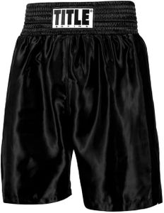 Title Boxing Edge Boxing Trunks 2.0 Size Medium Black