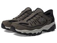 Skechers Mens Afterburn M fit Ridgeburn Hands Free Slip in, Brown, 10