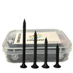 Color Zebra Assorted Length Drywall Screws - 300 pcs | Size - 1 inch (25mm) / 1.25 inch (32mm) / 1.5 inch (38mm) / 2 inch (50mm) |