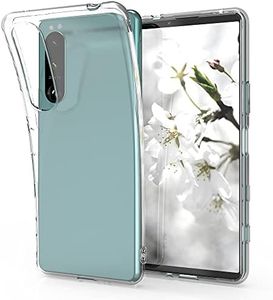 kwmobile Cover Compatibile con Sony Xperia 5 III - Custodia Morbida in Silicone TPU - Crystal Case Custodia Flessibile - trasparente