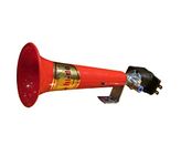 HI-DO Original Turkish Wolf Whistle Air Blast Horn Universal Loud 24V for Truck CAB Lorry Bus, Red