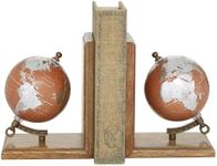 Deco 79 Wood Decorative Bookends Gl