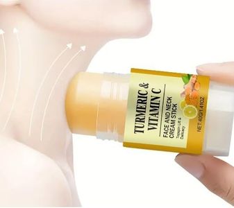 Neck Cream, Turmeric & Vitamin C Face & Neck Tightening Cream Stick, Neck Firming Cream, Smoothes Wrinkles Skin Tightening and Repair Cream for Reduce Double, Moisturizing Erase Fine Lines,Firming