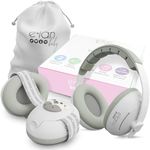 2-in-1 Baby Ear Muffs Noise Protection - Baby Headphones for Noise & Plane Travel - 2 Headbands - Toddler Ear Protection for Infant & Toddler Travel Essential, Age 1-48 Months