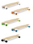 'The Larry' 39in Pintail Bamboo Series Premium Longboard Skateboard (Blue wheels)