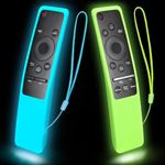 Cover for Samsung Remote Silicone Protective Case Compatible with Samsung Smart TV Remote Control Cover BN59 Series Glow in The Dark Remote Skin Sleeve