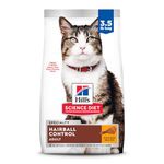 Hill's Science Diet Adult Hairball Control Dry Cat Food, Chicken Recipe, 3.5 lb Bag