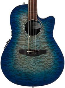 Ovation CS28P-RG Celebrity Standard Exotic Super Shallow Depth, Acoustic-Electric Guitar, Caribbean Blue Burst