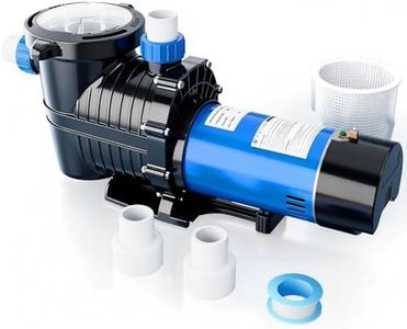 FOTING In/Above Ground Pool Pump, Self Primming Pool Pump 1.5" & 2" NPT Inlet Connectors, 2.5HP 7000GPH Dual Voltage 115/230V