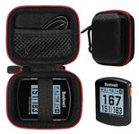 CaseSack Golf GPS Case for Bushnell Phontom Golf GPS, Neo Ghost Golf GPS, Garmin 010-01959-00 Approach G10, Other Handheld GPS, More Room for Cable and Others (Black with Red Zip Contrasted)