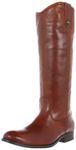 FRYE Women's Melissa Button Boot, Cognac Soft Vintage Leather, 8.5 M US