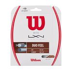 Wilson Duo Feel 16g Hybrid Tennis Racket String (Luxilon Element and NXT)