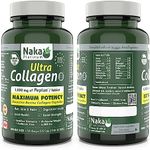 Naka Platinum Ultra Collagen featuring 1000 mg of Peptain each tablet,Maximum Potency Bioactive Bovine Collagen Peptides. For Skin, Nails, Bones and Joints (125 tabs)