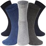 Kensington Men Sport Socks Size 6-11 Coloured 10 Pairs Thick Cotton Cushion Crew Compression Ankle Large Pack For Under Trainer Blister Armour