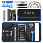 ilabPRO 90 Piece Precision Screwdriver Set Toolkit with Magnetic Micro Screwdriver and bits for Phone, Tablet, Laptop, PC, Watch and Glasses Repairs