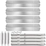 Criditpid Grill Replacement Parts for Master Chef G45308, G45311, G45301, G45303, G45309 Models. Barbecue Heat Shields, BBQ Burner Tubes and Crossover Tubes Kit.