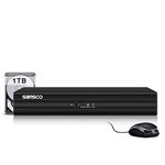 SANSCO 4 Channel 5MP Lite HD DVR Recorder with 1TB Hard Drive for CCTV Security Camera System, Support AHD/CVI/TVI/IP/CVBS(Analog) Cameras, Motion Detection, Email Alert, APP CMS Remote Viewing